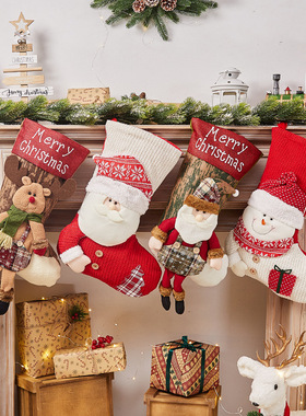 Chistmas Socks Gift Bag Chistmas Decoation Socks Chistmas