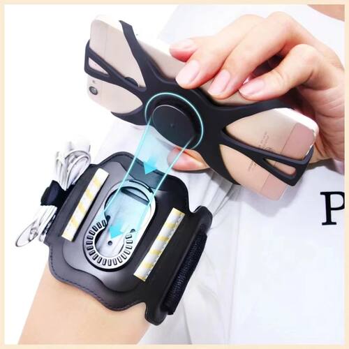 Running Armband Wristband 360°Rotatable Phone Holder Fit