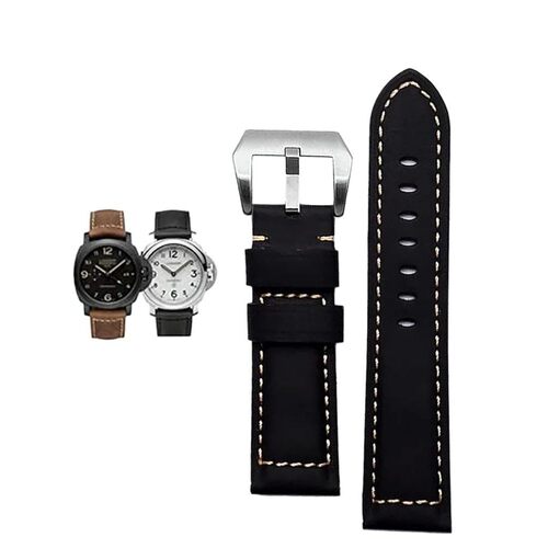 Vintage Leather Watch Band 20mm 22mm For Samsung Galaxy