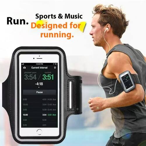 New Running Sports Phone Case Arm band For iPhone 15 14 Pro