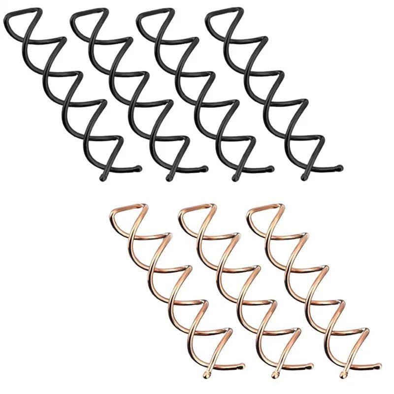 10pc/lot Hair Fairy Spiral Bobby Pin Clips Twist Barrette