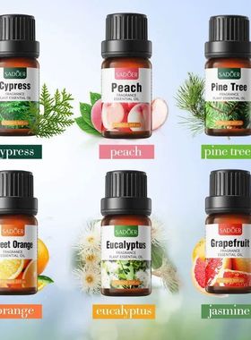 Oganic Aomatheapy Essential s Pue Plant  Diffuses