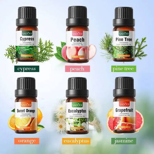 Oganic Aomatheapy Essential s Pue Plant  Diffuses