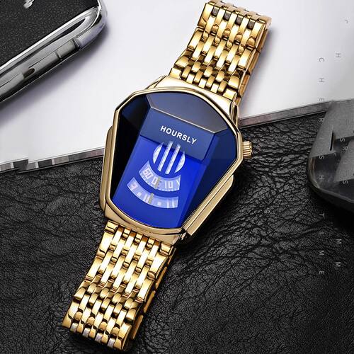 Men's New Trend Motorcycle Personality Waterproof Quartz