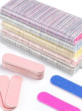 Double Side Nail Files  Wood Sanding Buffe Block Set Fo Gel