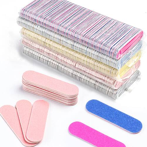 Double Side Nail Files  Wood Sanding Buffe Block Set Fo Gel