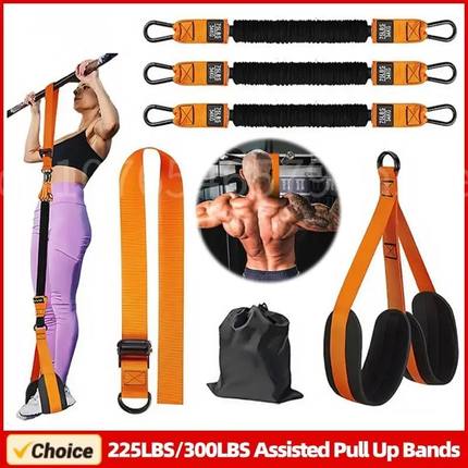 Assisted Pull Up Bands 225/300 LBS Heavy Duty Assist Belt