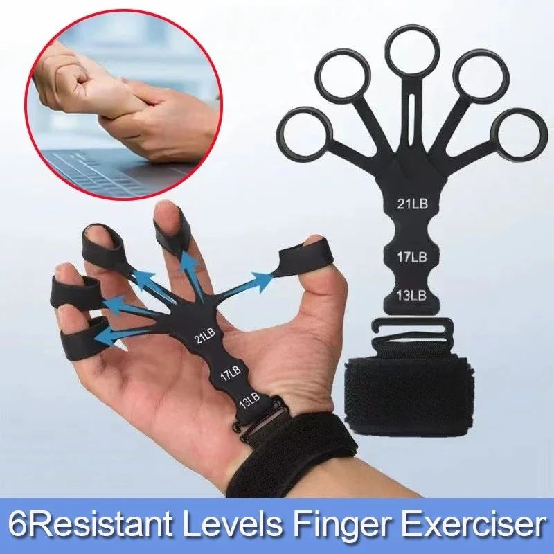 Anti-Slip Finger Trainer, Grip Sngth Hand Exerciser,
