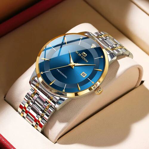 2024 New Men Watch Stainless Steel Business Style