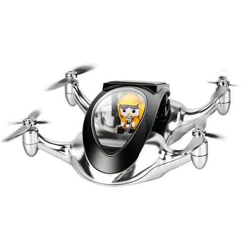 Solar Rotating Car Air Freshener Dashboard Ornament Heat