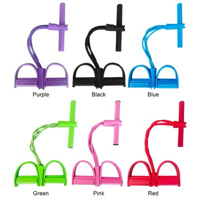 4-Tube Pedal Resistance Band Fitness Pedal Pulle Resistance
