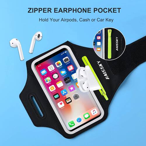 Phone Armband for Running Cell Phone Armband with Zipper