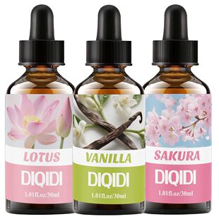 30ml vanilla essential oil, lotus essential oil, SAKURA
