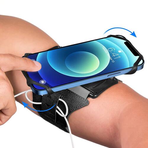 Wristband Phone Holder Mobile Removable 360°Rotating