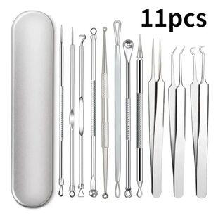 1/11Pcs Acne Pimples Blackhead Remover Clip Ultra-fine