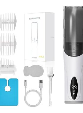 Kids Codless Hai Timme with Built In Suction 3 Guide Comb