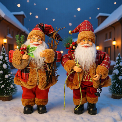 Santa Claus Doll Gift Chistmas Onaments Mall Chistmas