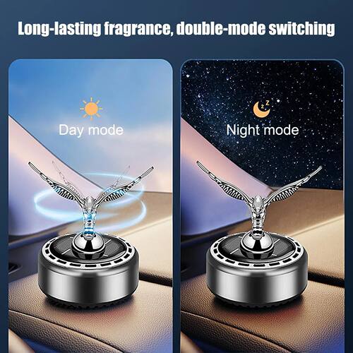 Car Air Freshener Eagle Rotating Solar Powered Car