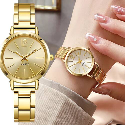 Watch fo Women Simple Round Dial Stainless Fashion