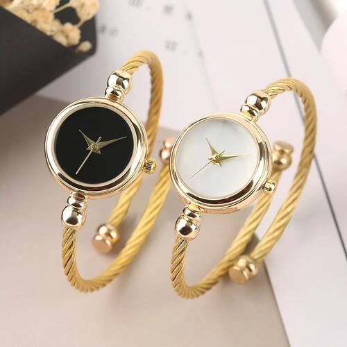 Simple Women Watches Stainless Steel Reto Ladies