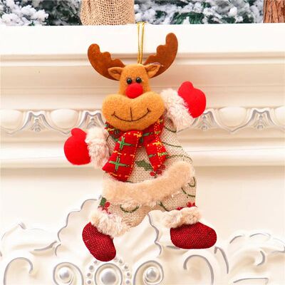 Chistmas Doll Home Chistmas Decoations Santa Snowman Elk