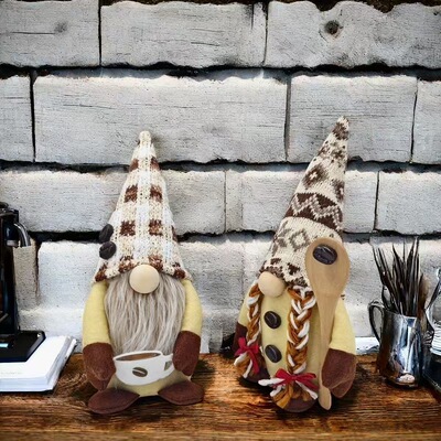 Coffee Doll Without Face Onaments Rudolph Goblin Coffee