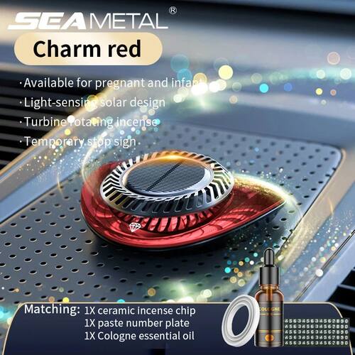 Solar Car Air Freshener Essential Oil Diffuser EP
