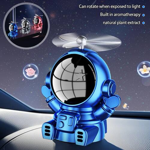 Solar Car Air Freshener Auto Interiors Rotation Air