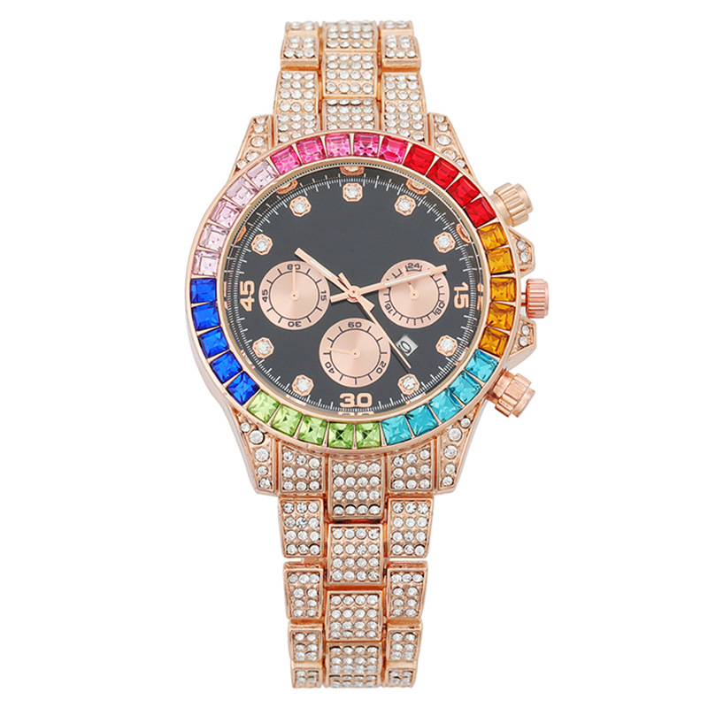 New Thee Eyes Fashion Coloful Diamond Calenda Black Disk