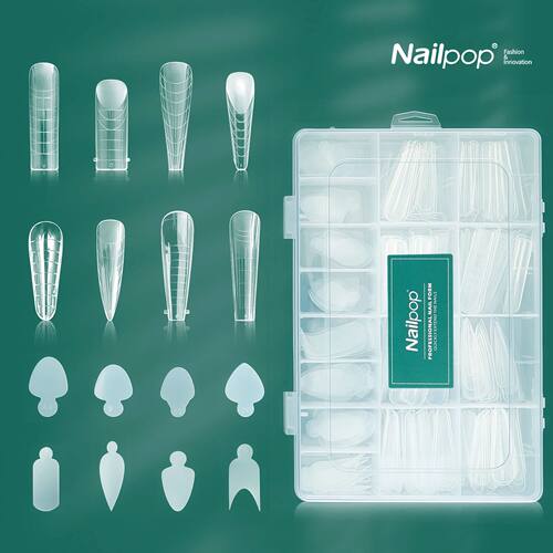 Nailpop Dual Foms and Silicone Pads Set Reusable Molds with