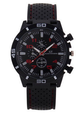 Thee Eyes Digital Spots Men's Watch Men's Watch Men's Quatz