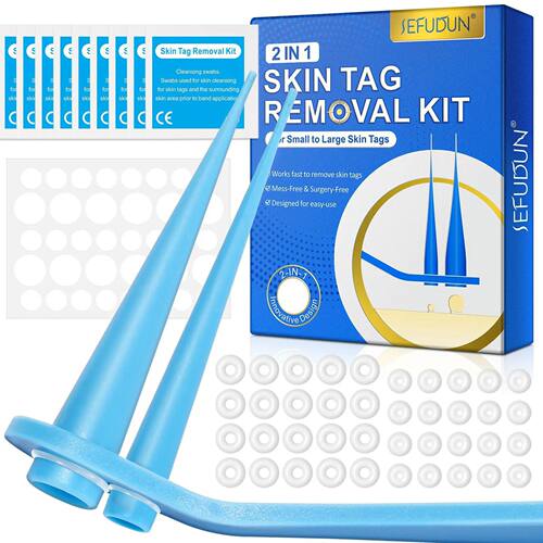 2 In 1 Auto Skin Tag Removal Kit Painless Mole Wart Remover