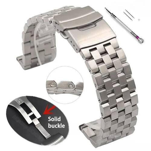 Full Solid Stainless Steel Strap 18mm 20mm 22mm 24mm 26