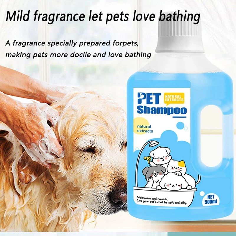 500ml Pet Showe Gel Gentle Cleaning Deodoizing Anti-itching