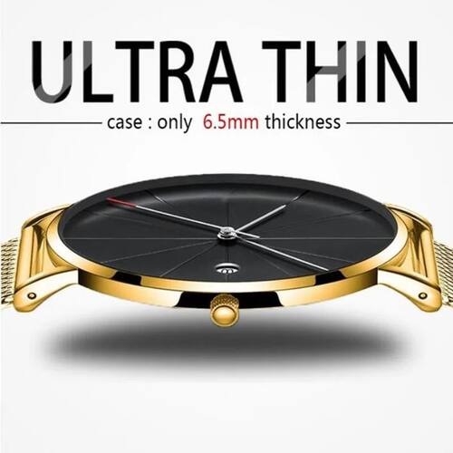 Men Watches Men Gold Watches Ulta Thin Mens Watches