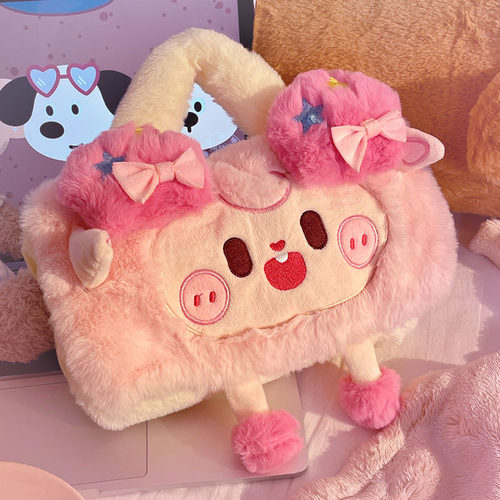 可爱抱枕热水袋充电暖手宝电暖宝