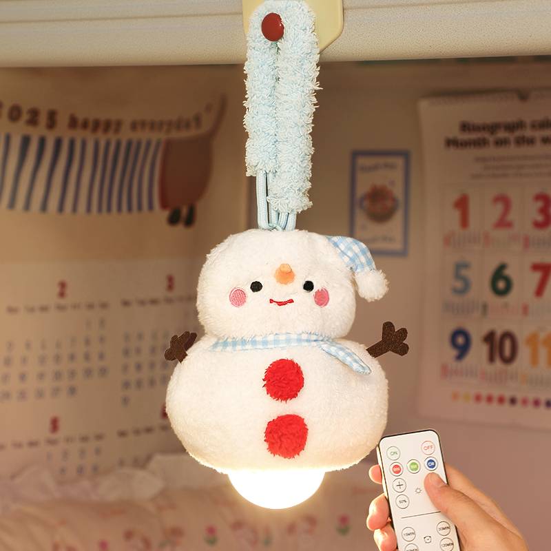 雪人小夜灯圣诞节氛围装饰小吊灯