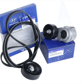 现代悦动I30瑞纳朗动福瑞迪K2K3伽马发电机皮带涨紧器惰轮套装