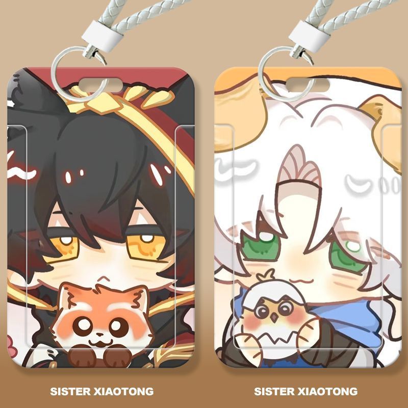 超自然行动组逍遥零可爱学生滑盖卡套饭卡公交卡身份证件保护套女