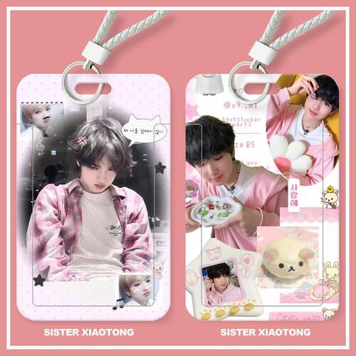 sakuya可爱周边学生滑盖卡套饭卡公交卡保护套身份证件门禁卡