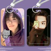 侯明昊涂鸦帅气学生卡套滑盖饭卡公交卡门禁校园身份证件保护套