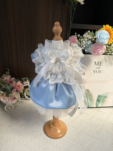 手工狗狗衣服喵呜萌宠猫咪公主裙