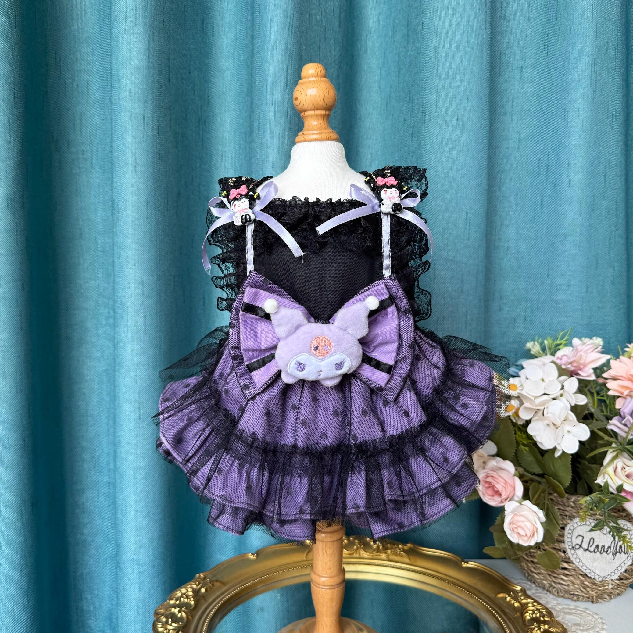 【Lolita】库洛米连衣裙宠物衣服猫咪狗狗公主裙子可爱生日礼物