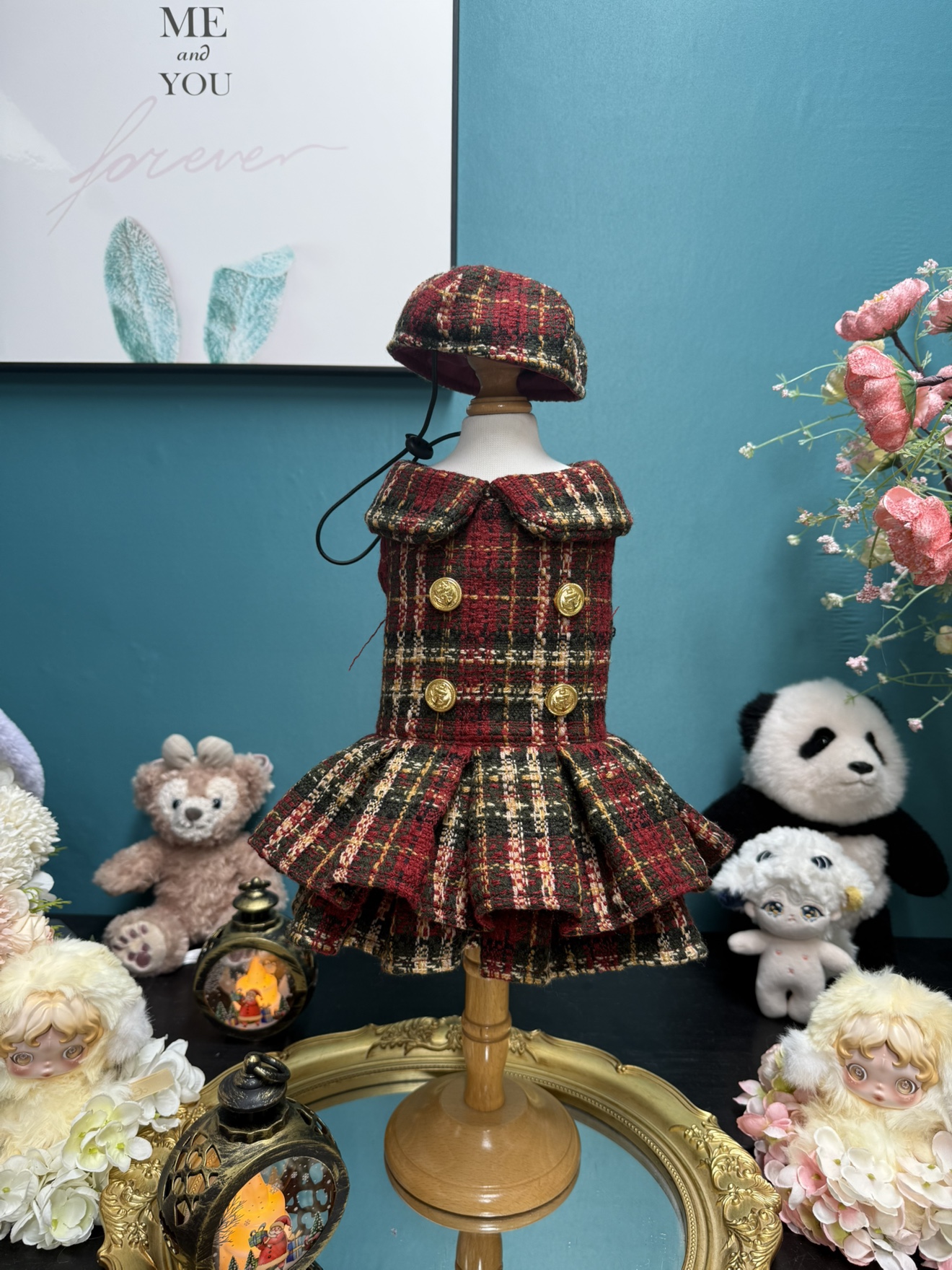 喵呜萌宠小香风公主风宠物狗狗衣服猫咪公主裙泰迪博美约克夏裙子