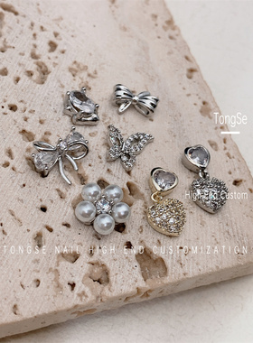 X142-148锆石饰品金银色锆石饰品美甲饰品指甲装饰品美甲店专用