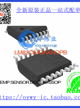 LM82CIMQAX/NOPB IC TEMP SENSOR DGTL 16-SSOP LM82CIMQAX