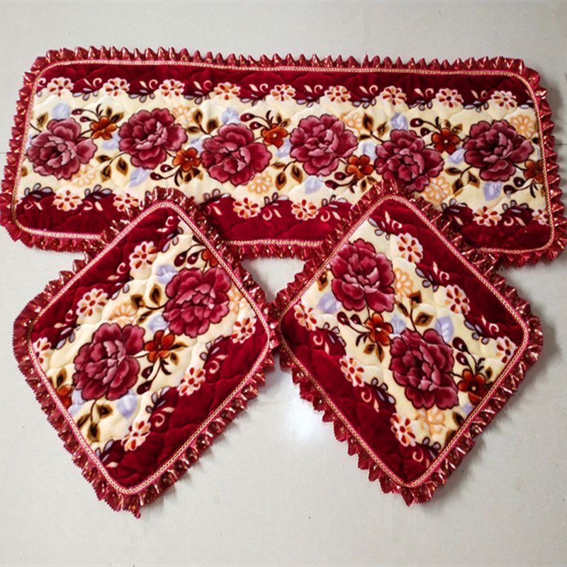 加厚毛绒坐垫冬季保暖屁股坐垫防滑椅子垫家用沙发餐桌椅汽车坐垫