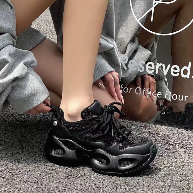 嘉俪多女休闲老爹鞋欧美TPU钻
