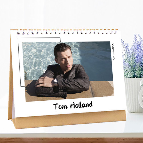 Tom Holland双面台历2026年汤姆赫兰德日历周边生日新年礼物月历
