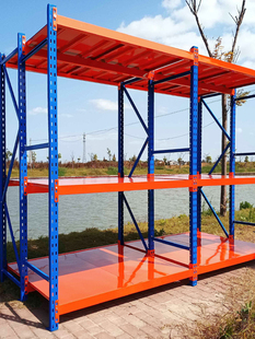 DM重型仓库货架布匹布料展示架仓储储藏架可定制金属库房面料货架